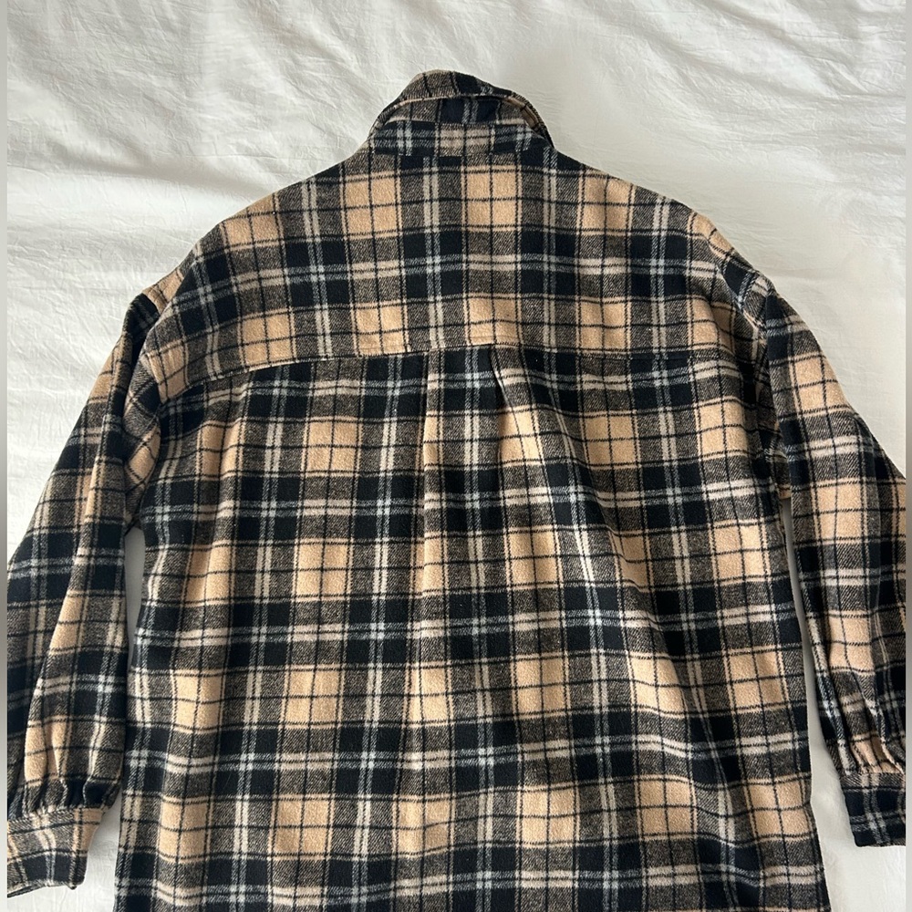 Plaid Button-Up Jacket - Picture 2 of 3